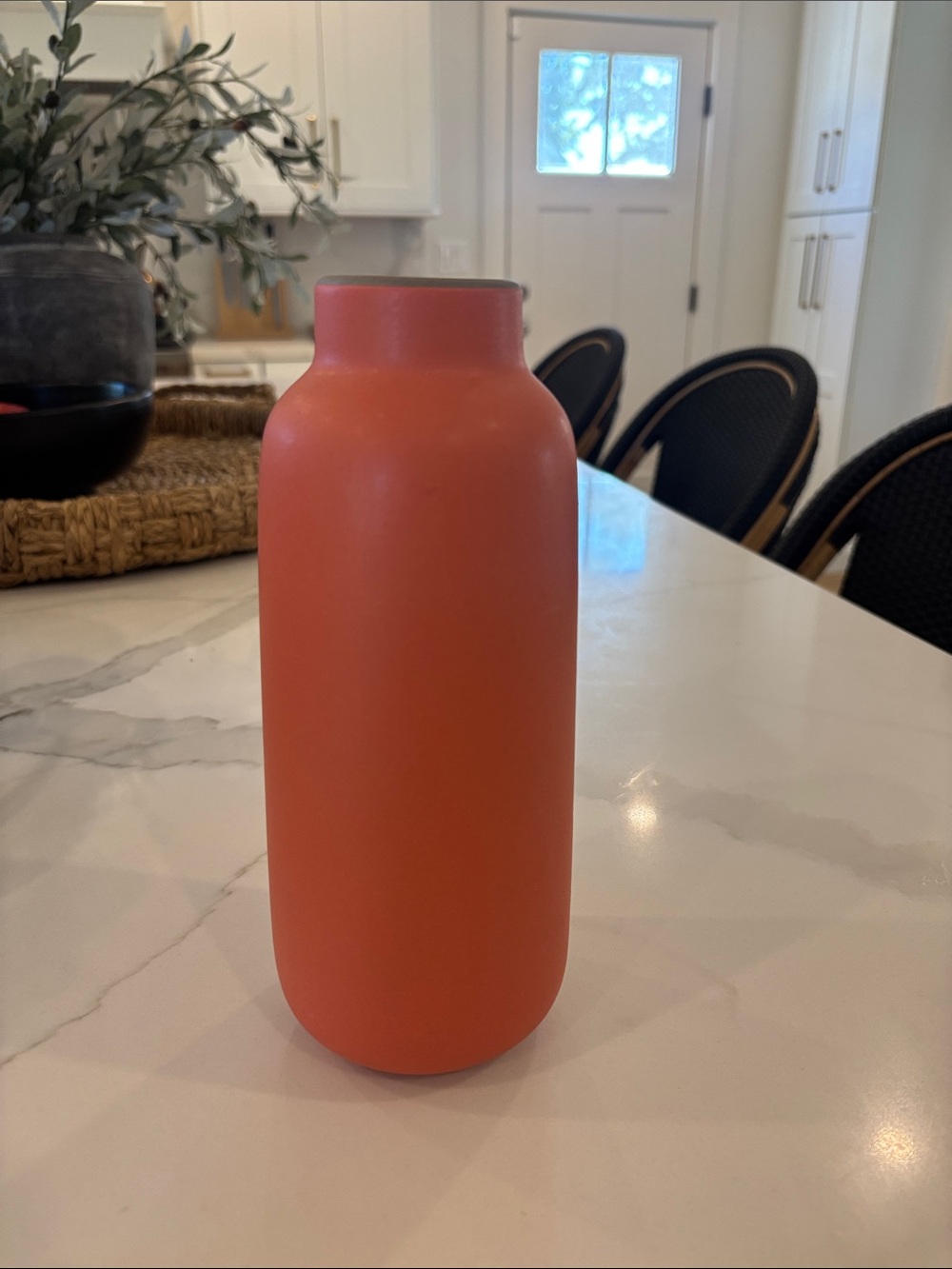Heath Ceramics Matte Terracotta Orange multi stem Vase